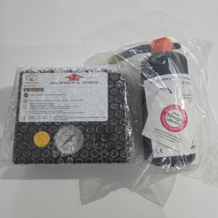 Kompresor Samochodowy 12V pompka zestaw naprawczy koła