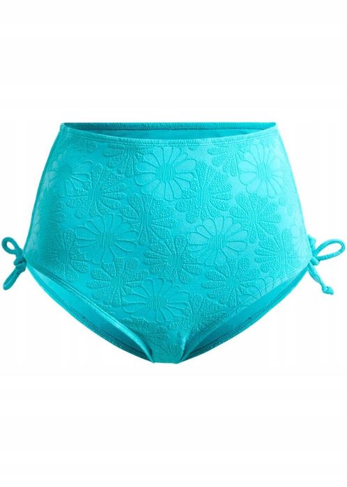 B.P.C figi bikini turkusowe w strukturalny wzór wysoki stan ^36