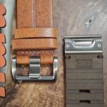 Ремінець Garmin QuickFit 26 мм, шкіра, каштановий колір ОРИГІНАЛ