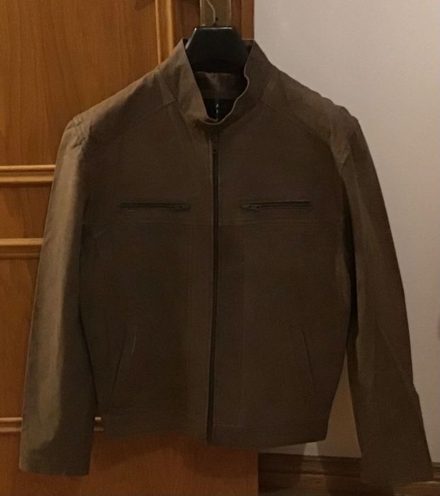 Casaco em pele genuína