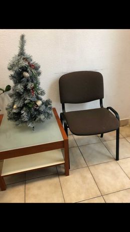 krzesło biurowe brązowe