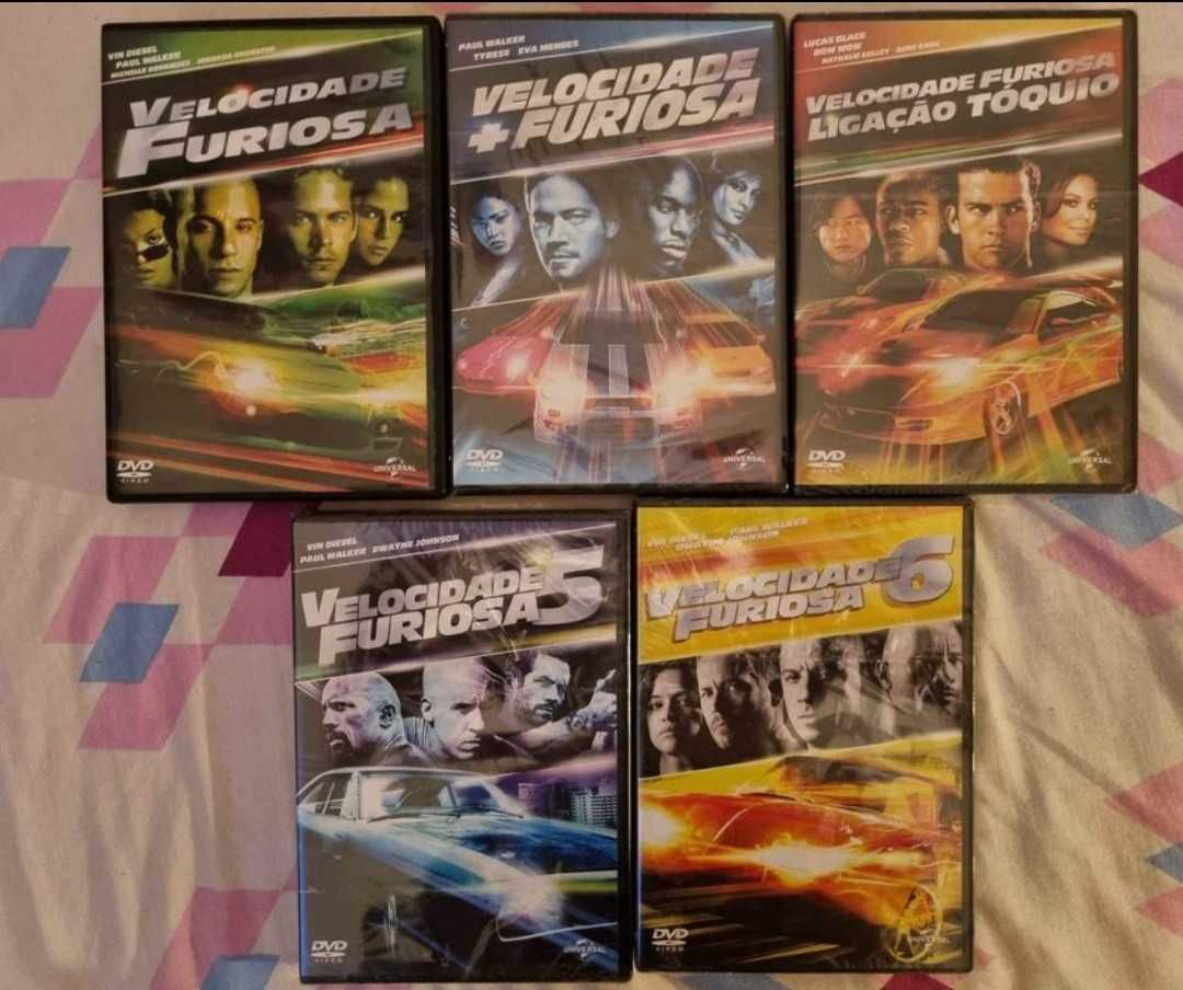 DVDS Velocidade Furiosa só falta o 4