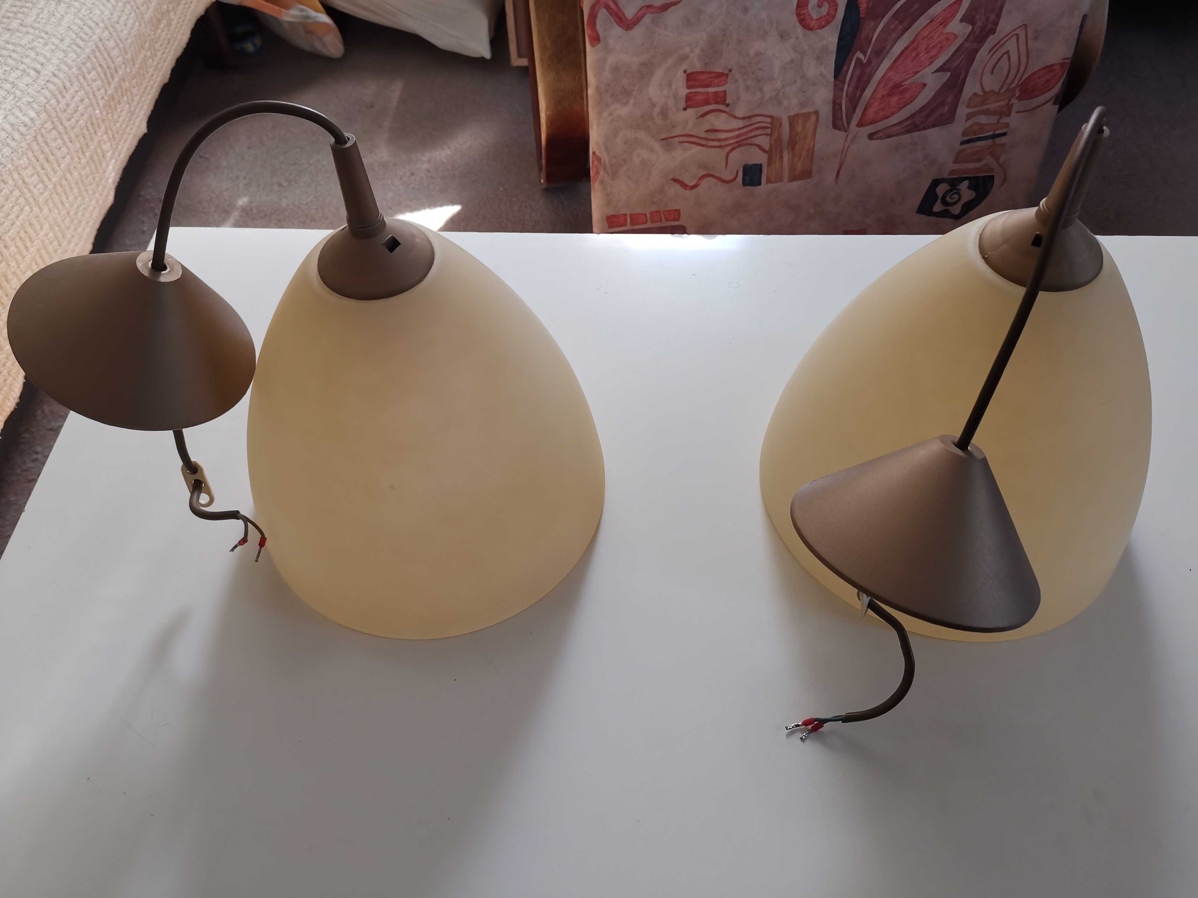 Lampy wiszące do kuchni w kolorze miodowym