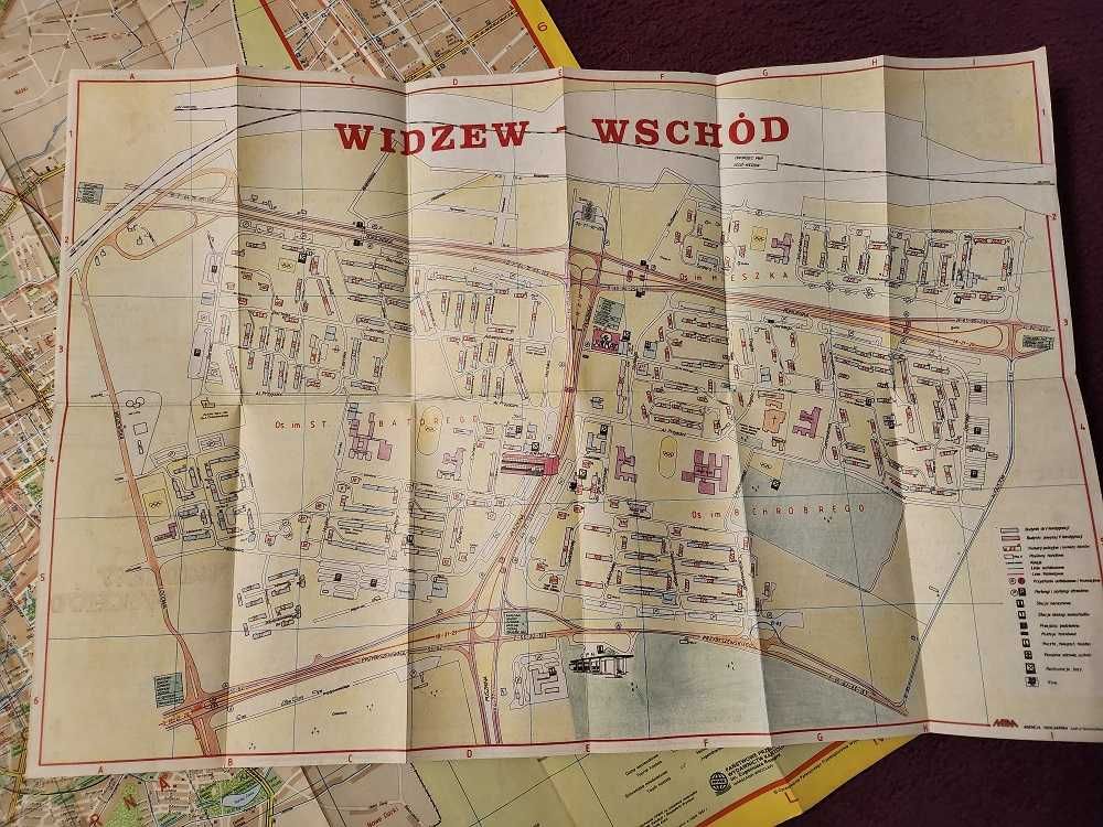 Łódź i okolice – 2 informatory+ 3 mapy nie najmłodsze dla pasjonata