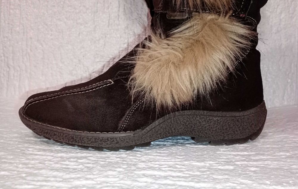 Zimowe buty skórzane, Maciejka, rozmiar 38