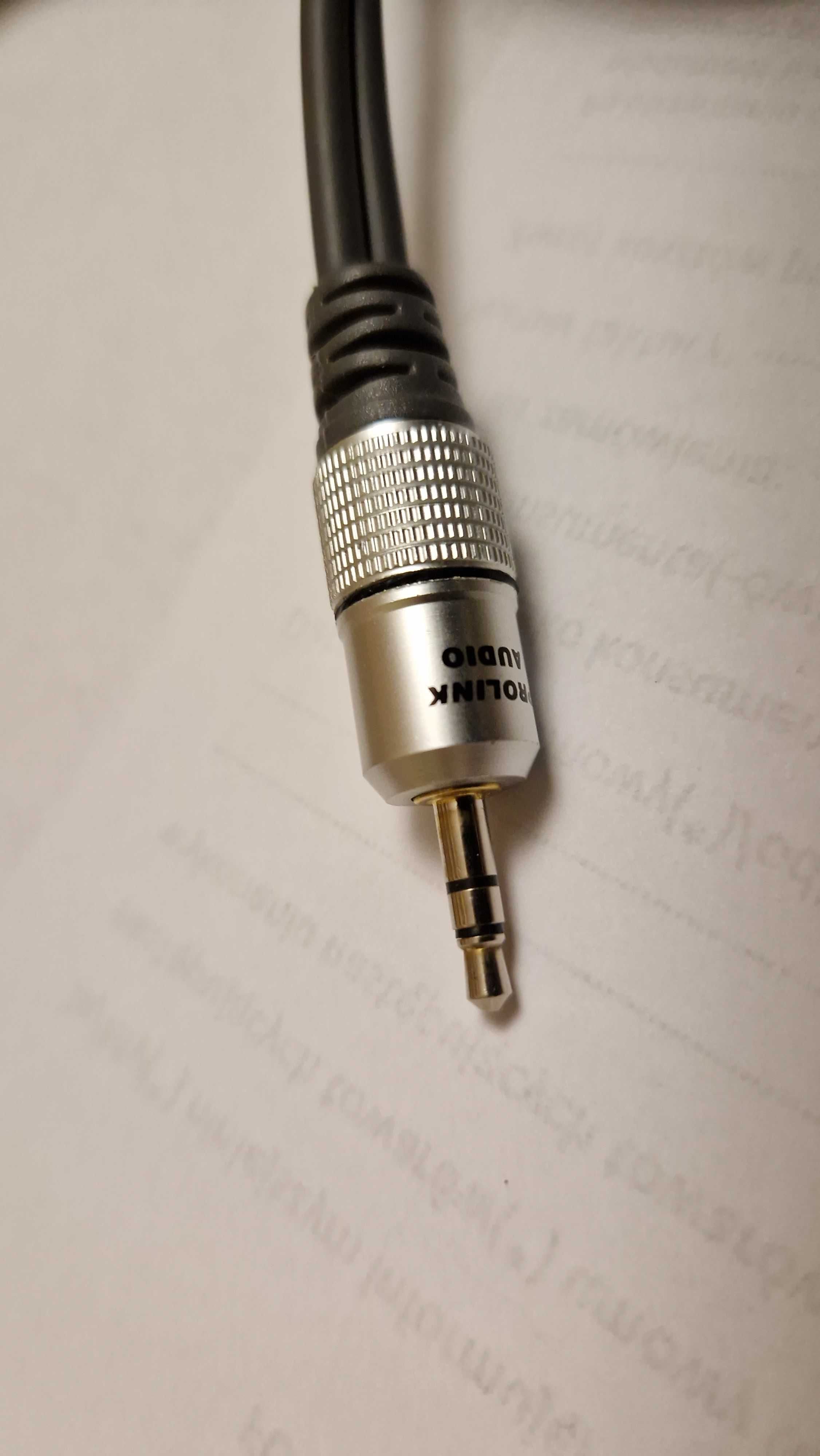 Kabel Hi-Fi PROLINK Audio OFC 2xRCA - Jack 3,5 długość 10m