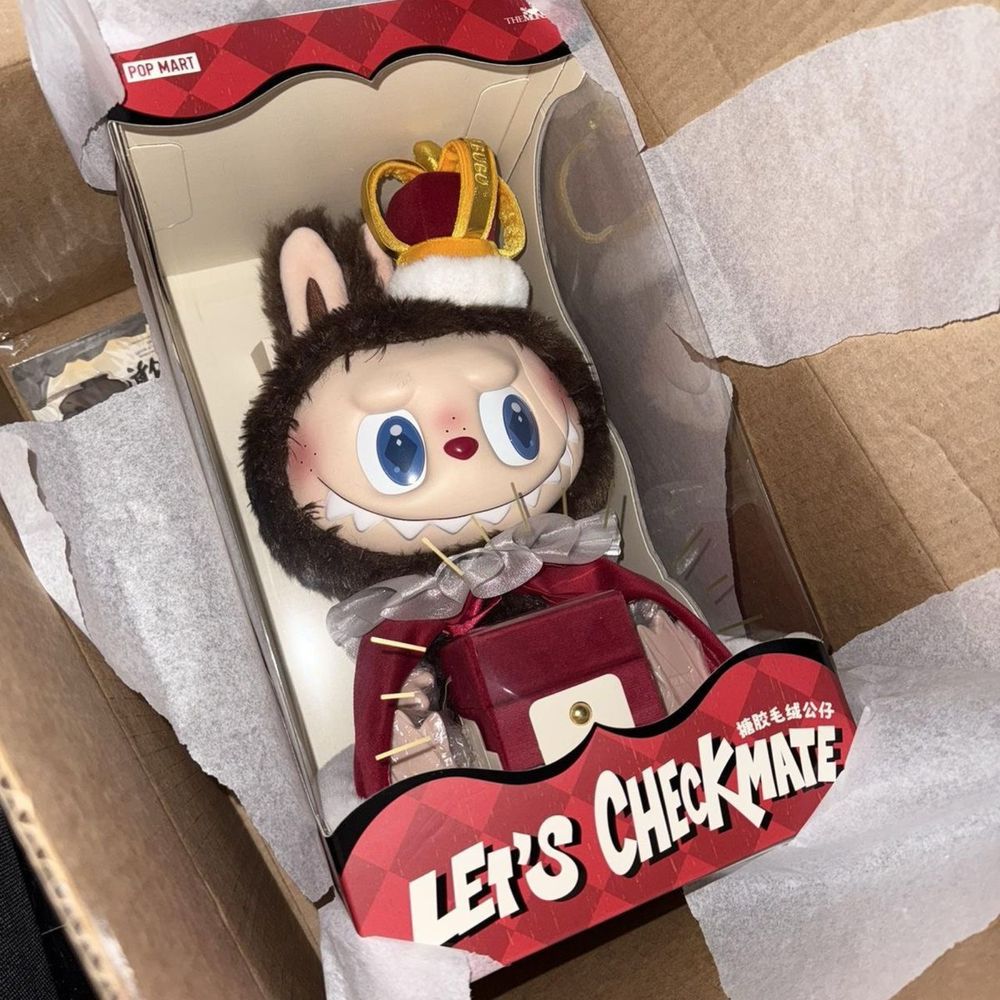 Лабубу король labubu king велика лялька