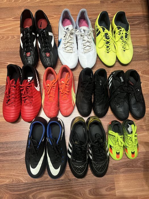 Adidas Predator Nike Tiempo Puma. Бутси, футзалки, сороканіжки.