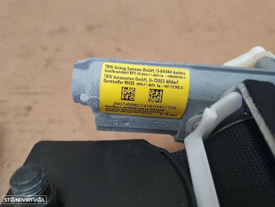 Cinto de Segurança Trás esquerdo Mercedes W212 E220 E250 \ 3408.8404D