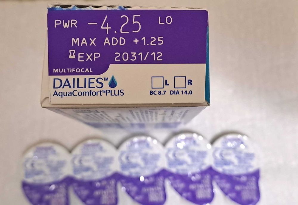 DAILIES AQUA COMFORT PLUS MULTIFOCAL  jednodniowe soczewki progresywne