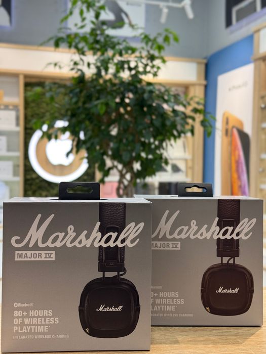 Навушники Marshall Headphones Major IV Bluetooth Black/Brown