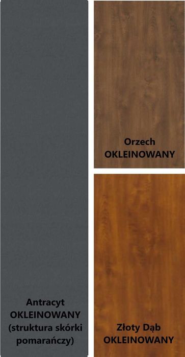 Drzwi 68 mm GA-20 antracyt/orzech/złoty dąb 90 L LUB P