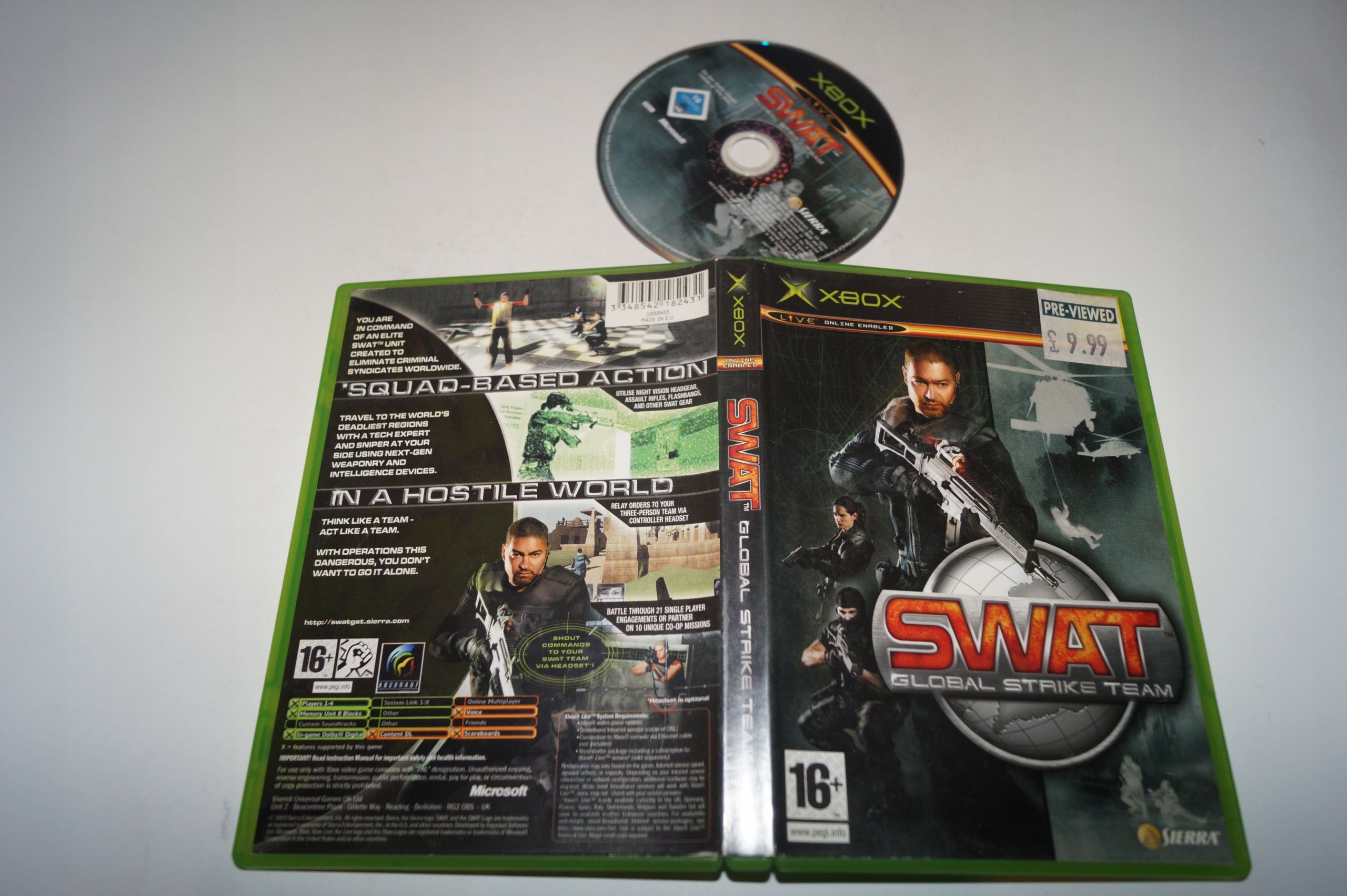 Gra Swat Global Strike Team Microsoft Xbox