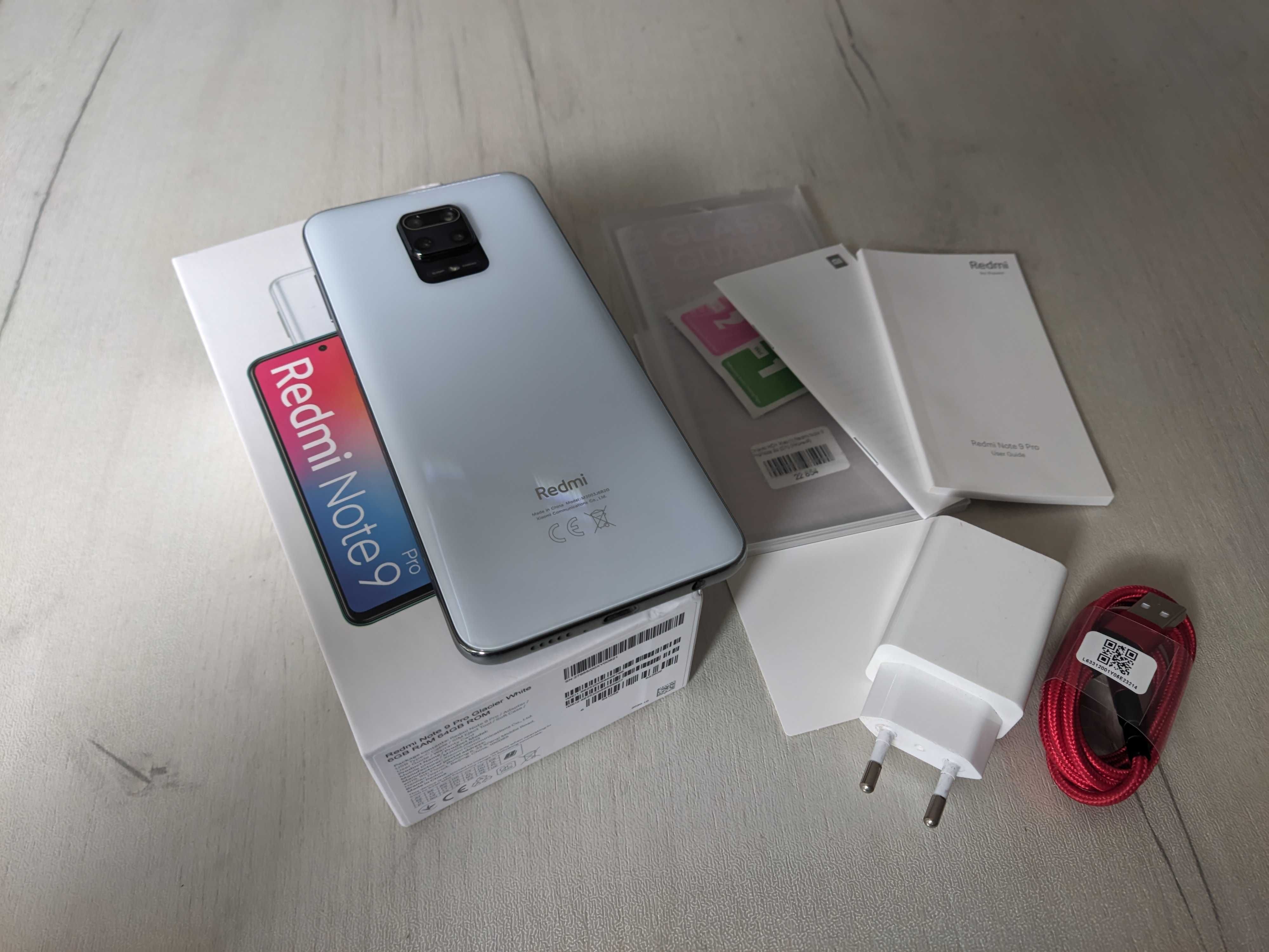 Redmi Note 9 Pro 6/64 Glacier White у відмінному стані