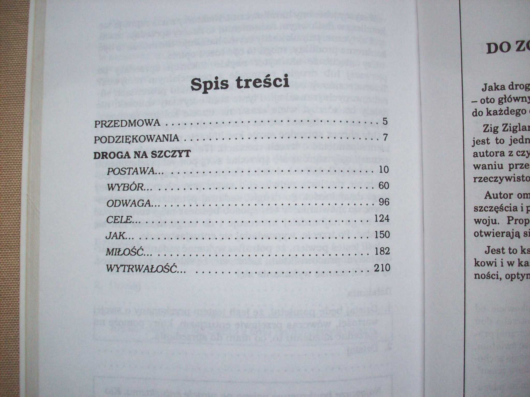 Droga na szczyt, Zig Ziglar.