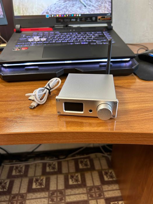 DAC ЦАП 2xES9038Q2M | підсилювач для навушників | USB Bluetooth