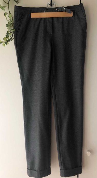 Spodnie Massimo Dutti, szare, roz. 42