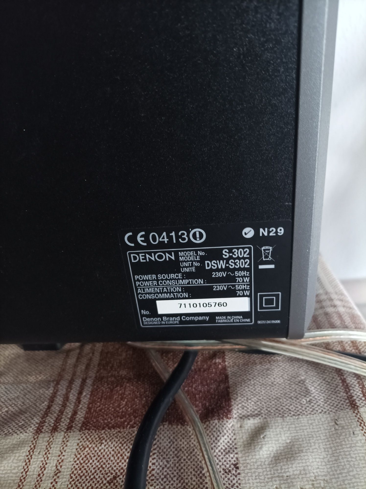DENON S-302. Zestaw 2+1 Super dźwięk