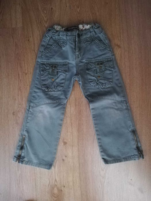 Calças verde tropa menina Zara - 3/4 anos