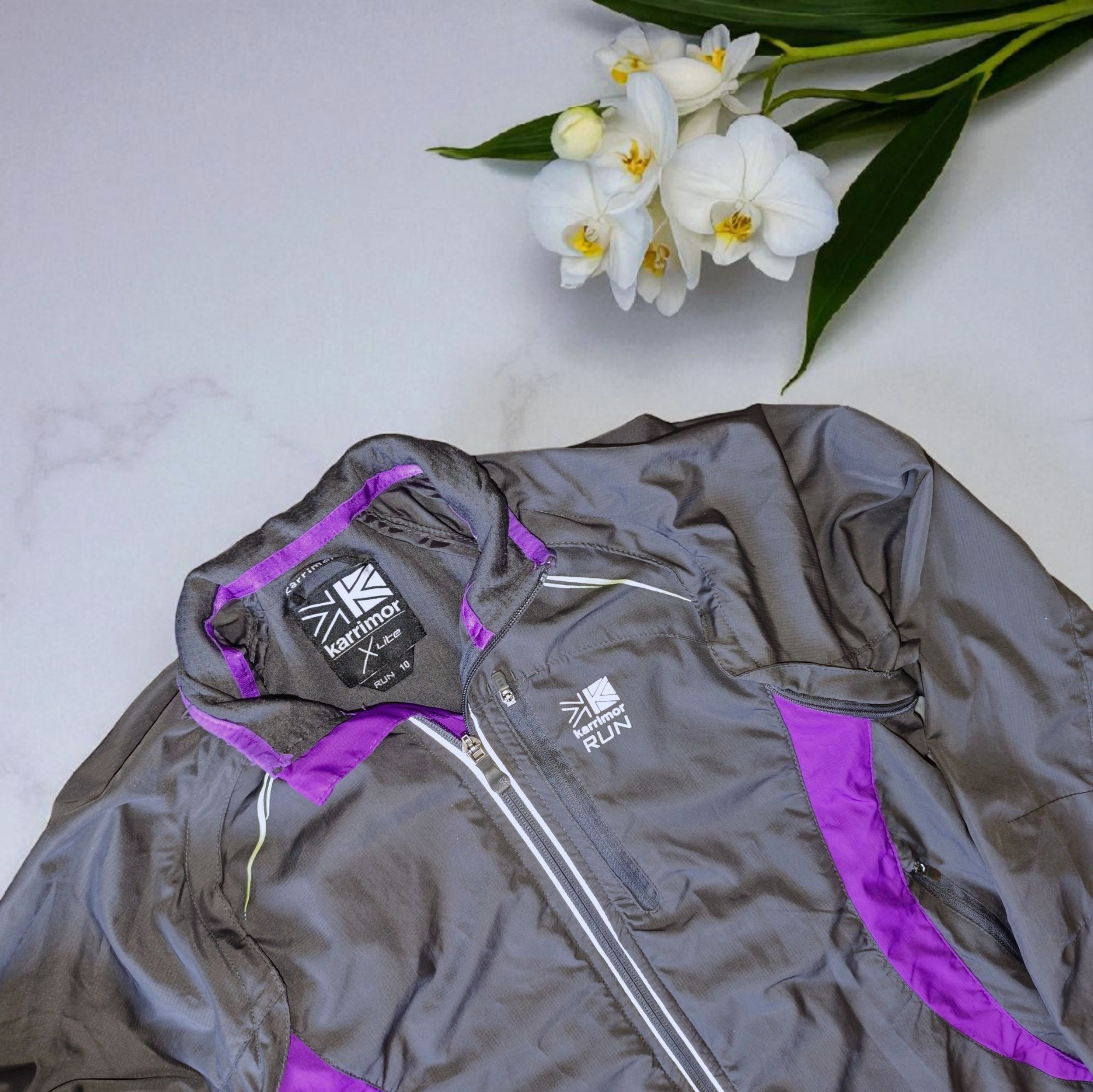 Lekka kurtka damska wiatrówka do biegania Karrimor Run Xlite sportowa