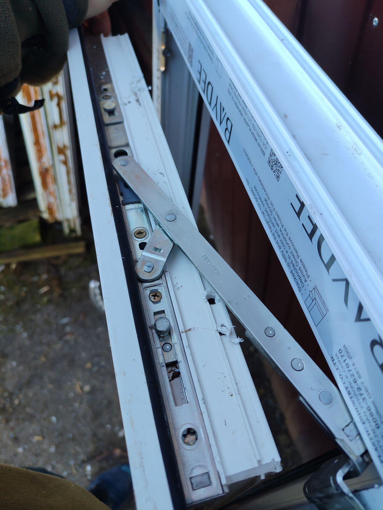 Okno pcv 55 x 124 używane 60 x 120