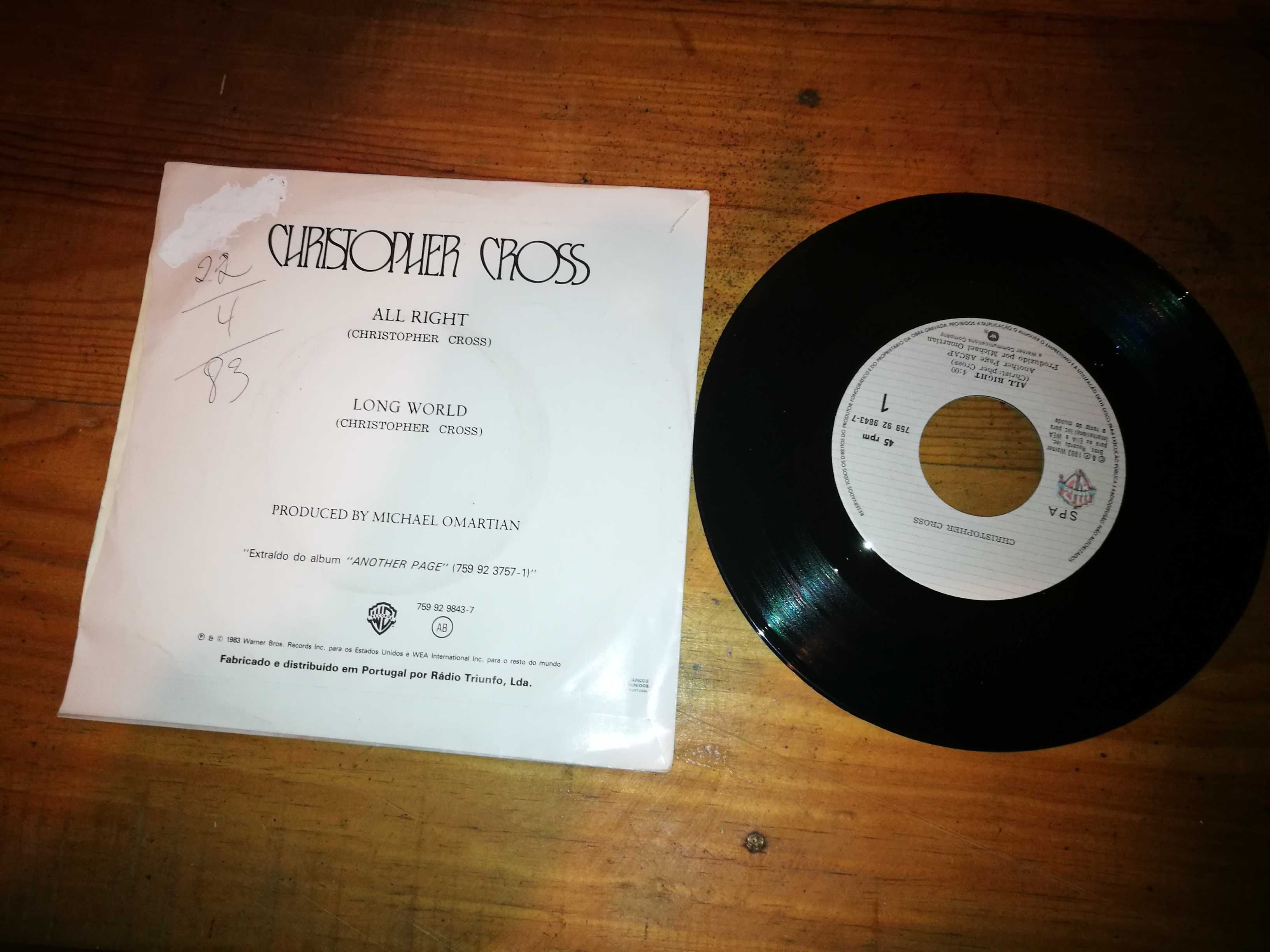 Christopher Cross - All Right SINGLE