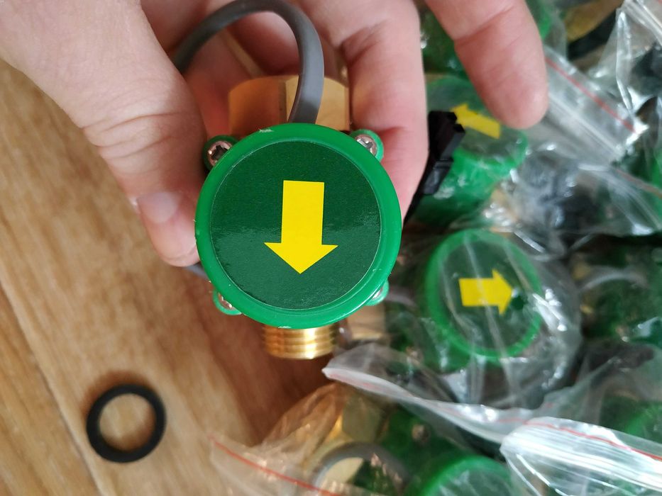 Реле контролю протоку води 3/4" для насосів, котлів, обладнання.