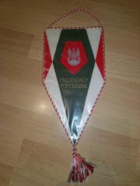 Proporczyk Przodujący Pododdział. 15,5/30 cm.