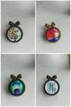 Nowe ozdobne guziki w OPRAWIE do torebki obag O bag moon light