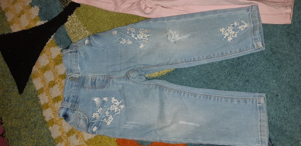 Spodnie jeansy rurki h&m 86