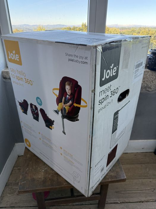 Cadeira auto bebé 0-4 anos (grupo 0+/1) Joie Spin 360 Merlot Isofix