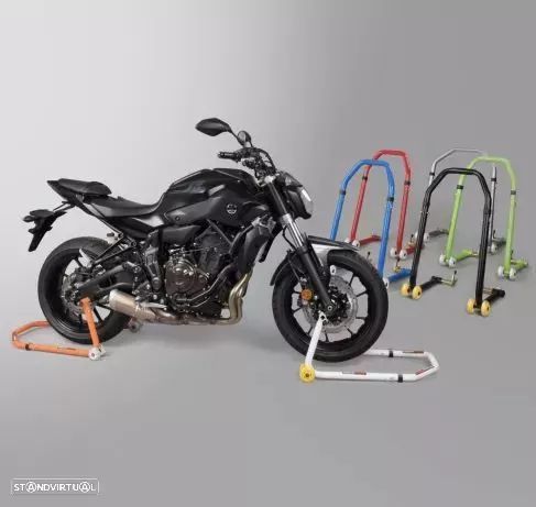 Cavalete para moto 2 em 1 frente e traz ( stand paddock ) suporte mota