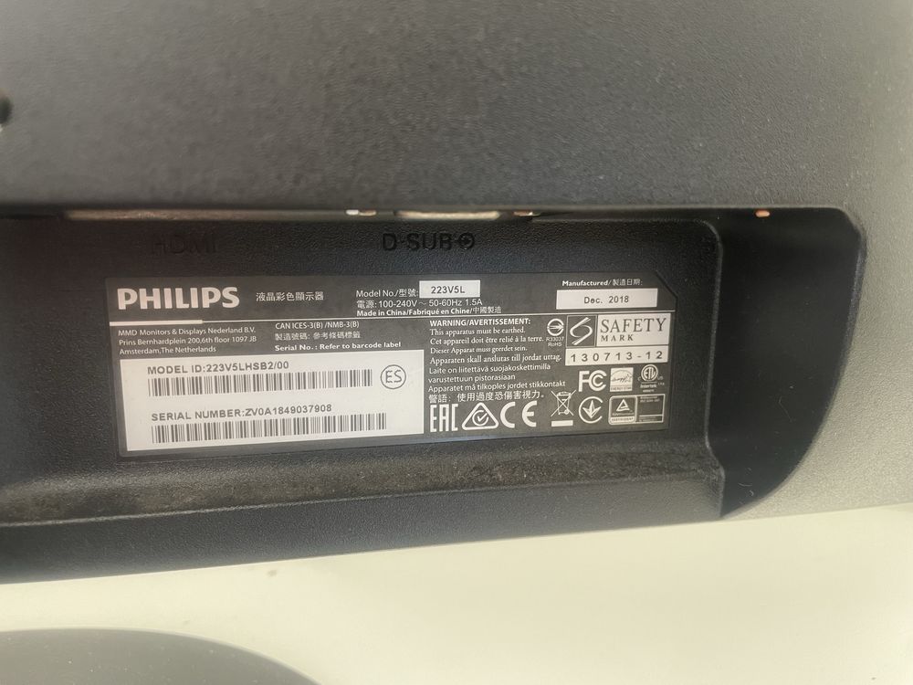 Monitor philips funcional