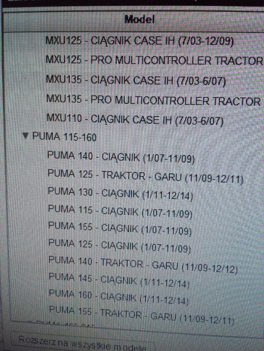 Pompa wtryskowa CNH CASE Puma, Maxxum, STEYR