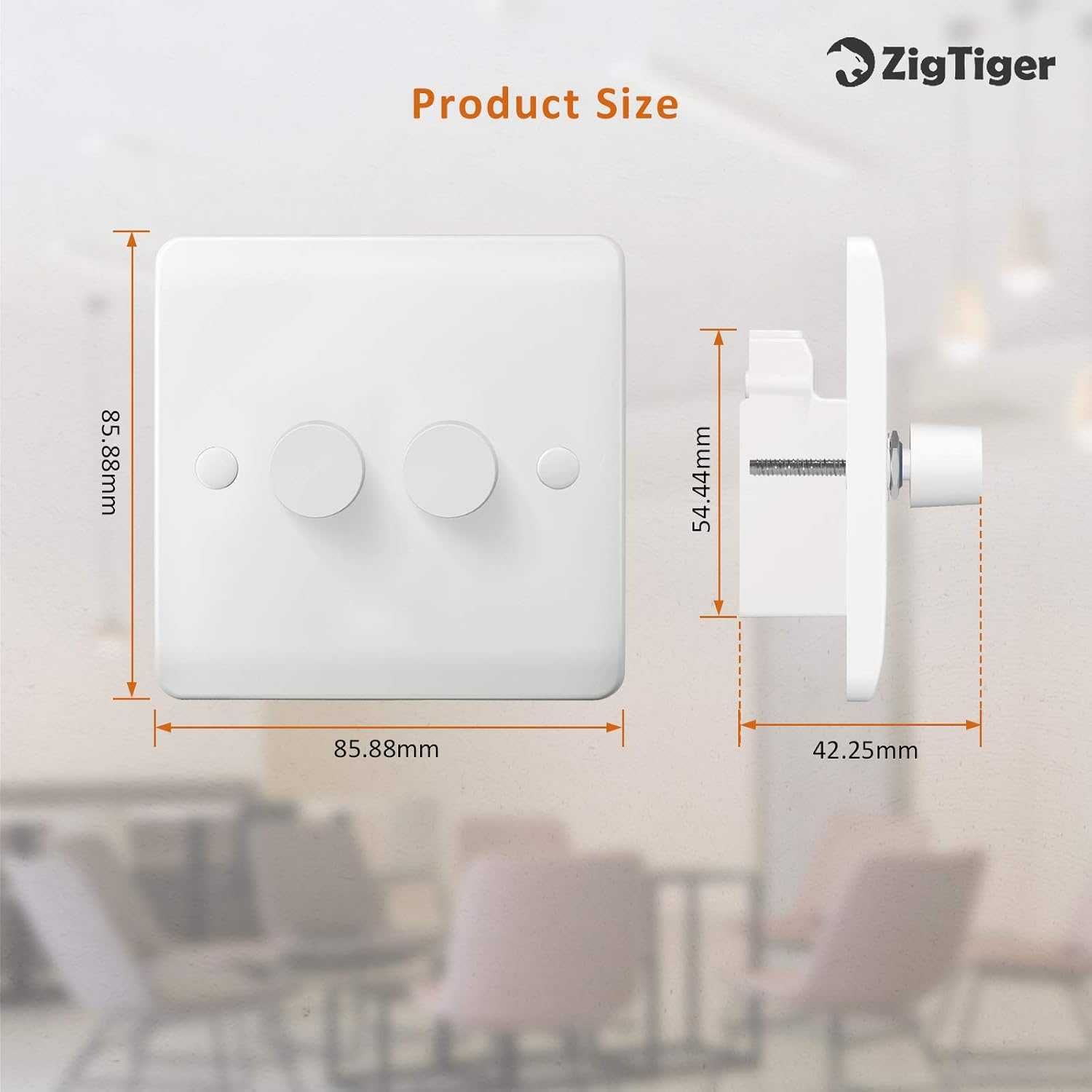 Zigtiger LED Dimmer Switch, Dimmer Switch do ściemnialnych świateł LED