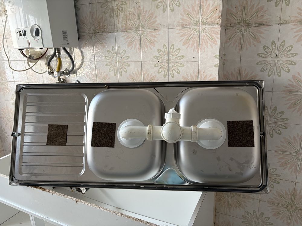 Lava louça em inox 2 cubas