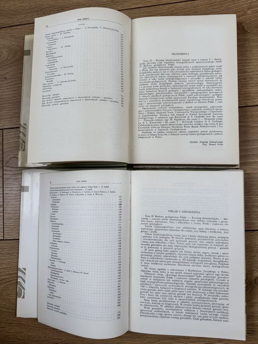 Budowa geologiczna Polski tom 2 katalog skamieniałości część 1-2