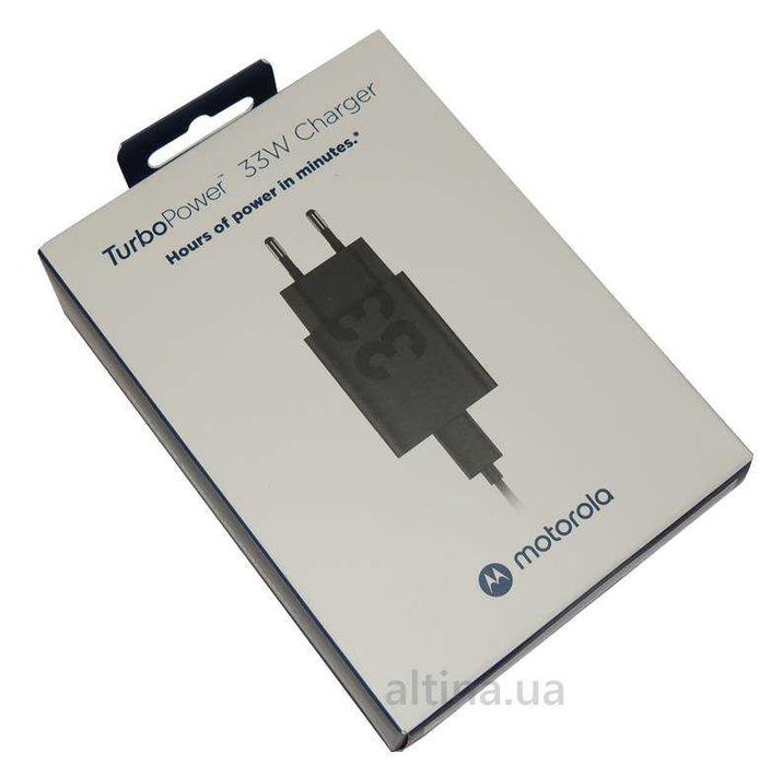 Зарядний пристрій MOTOROLA 33W USB-А + кабель 1m (PG38C06448)