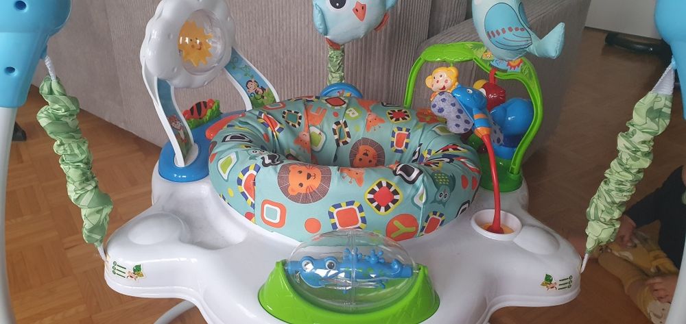 Skoczek jumper interaktywny, obrotowy, edukacyjny