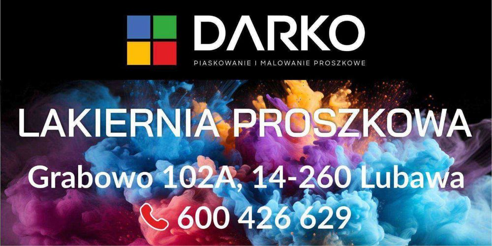 Lakiernia proszkowa piaskowanie (brama przęsło felgi konstrukcja )
