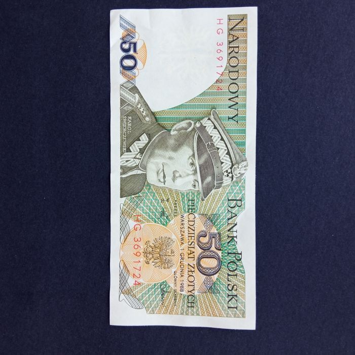 Banknot 50 zł stary