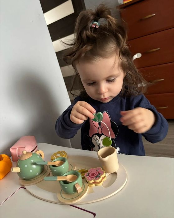 РОЗПРОДАЖ! Набір  з 14 предметів Монтессорі Чайна церемонія