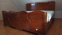Zestaw mebli sypialnia łóżko szafa szafki nocne drewniane antyk