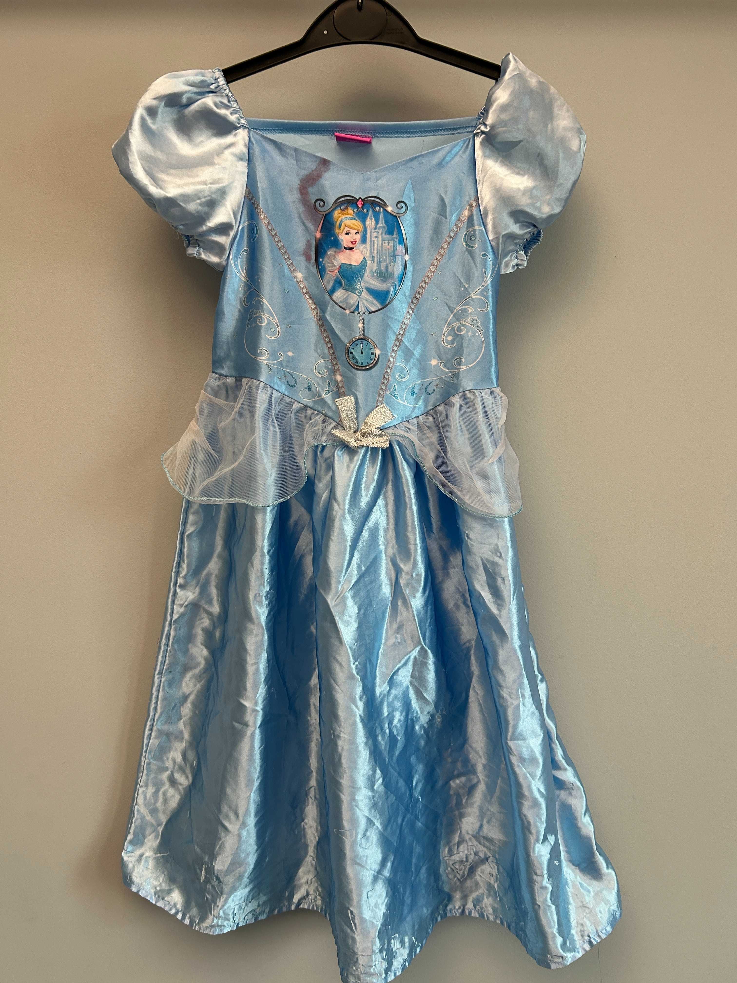 Strój przebranie Kopciuszek 5/6 lat Cinderella