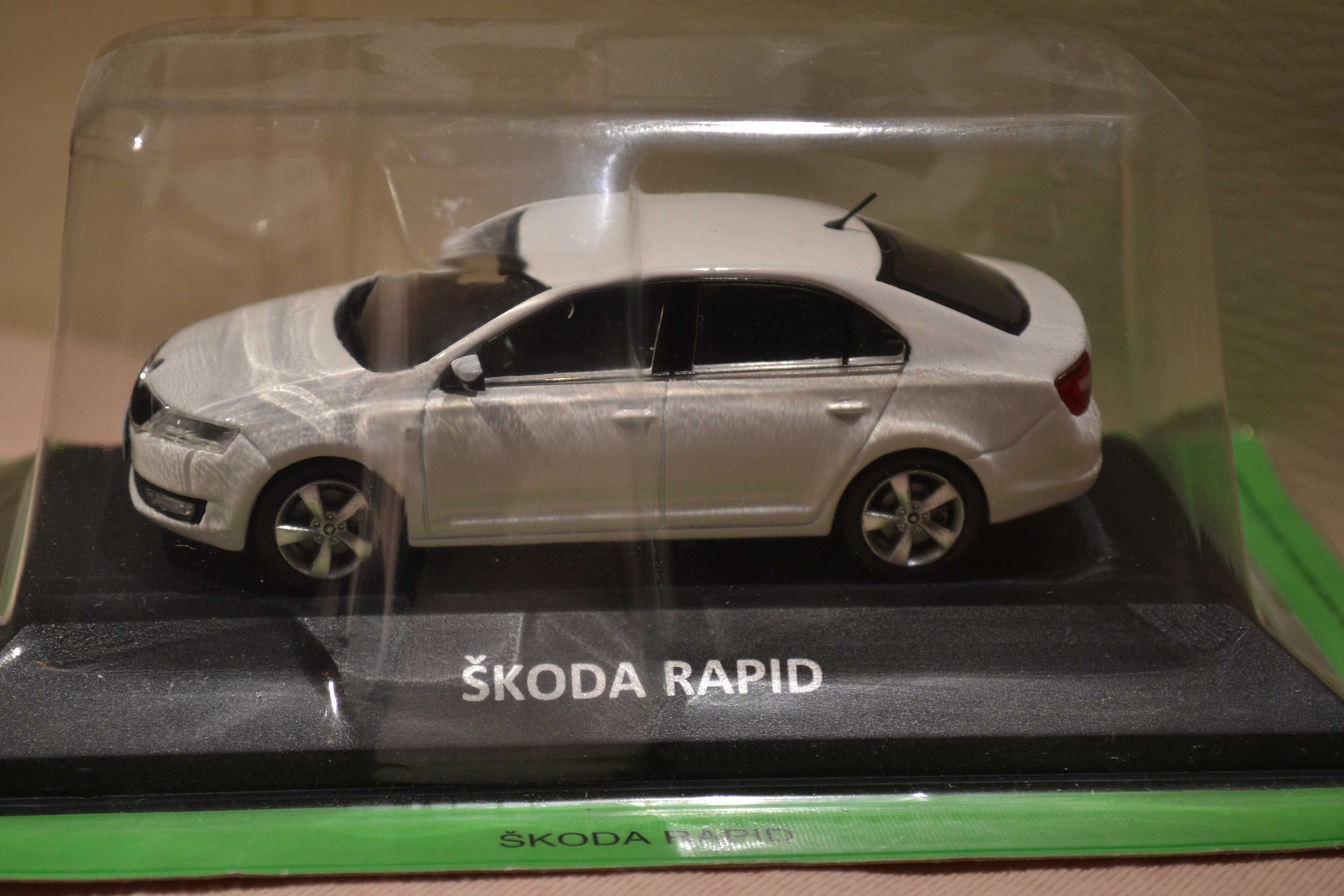 Skoda Rapid 2012 r. model 1:43 DeAgostini Czechy nr 58