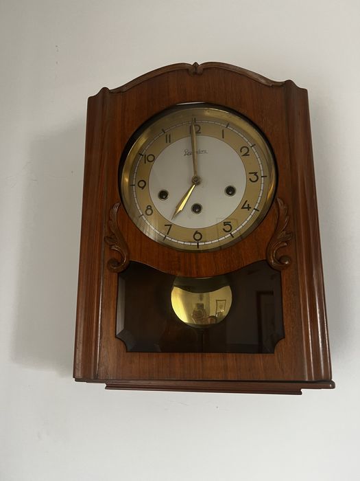 Relógio de Parede Antigo Regulator  Pêndulo