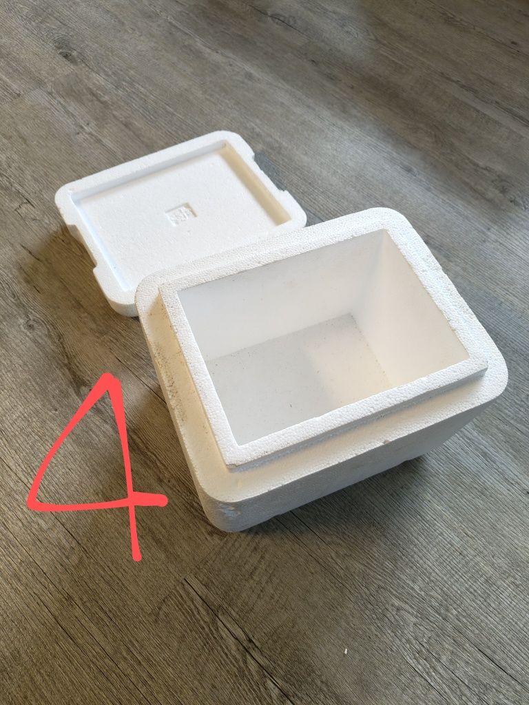 Pojemniki styrobox braplast zestaw