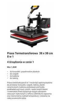 Prasa termotransferowa