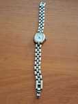 Vintage srebrny zegarek damski Geneve z tarczą z masy perłowej poł. XX