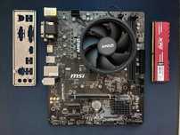 Conjunto CPU Ryzen 5 + Motherboard B450 + 16GB RAM